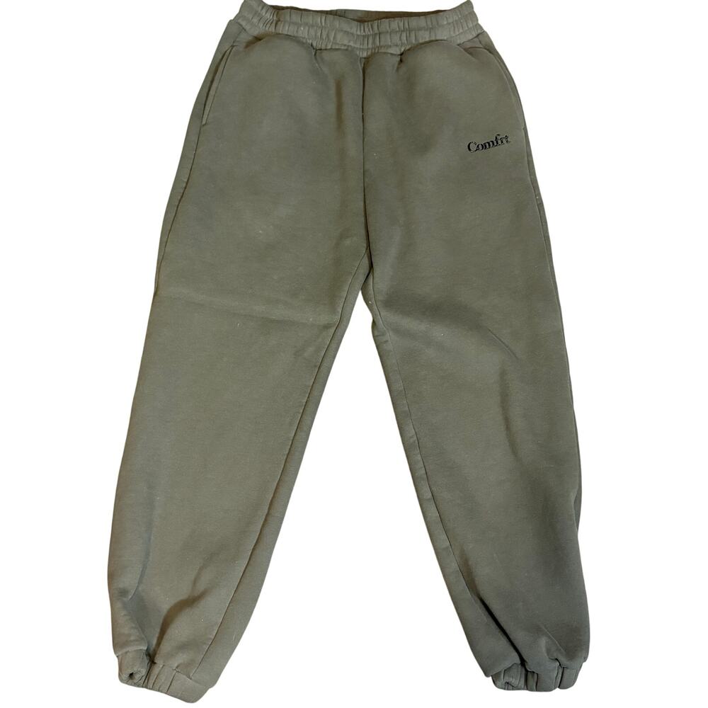 NEW Unisex Large Cloud Comfrt Millstone Green Sweatpants